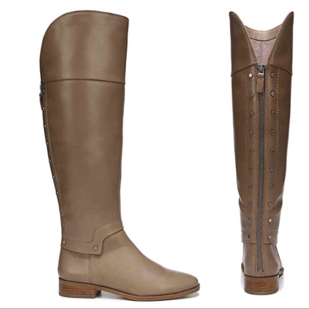 Franco Sarto Roxie Knee High Boot Size 7.5 Leather